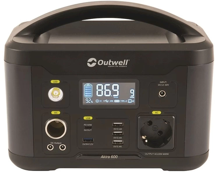 Outwell Akira 600 Power Station Draagbare Lithiumaccu