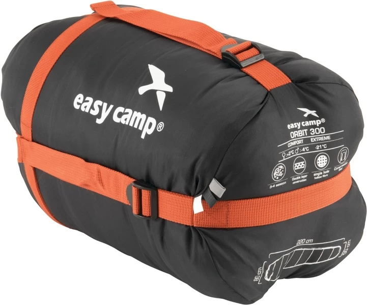 Outwell Easy Camp Orbit 300 Slaapzak - Blauw - Afbeelding 7