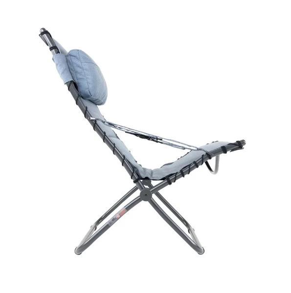 Crespo Tex Comfort AP-262 Loungestoel - Blauw - Afbeelding 4