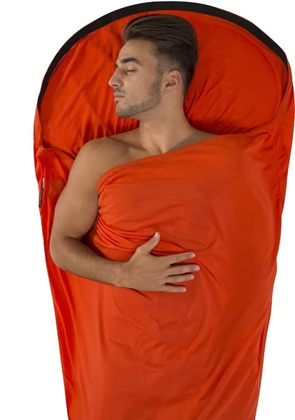 Sea To Summit Reactor Extreme Thermolite Mummymodel Lakenzak - Oranje - Afbeelding 3