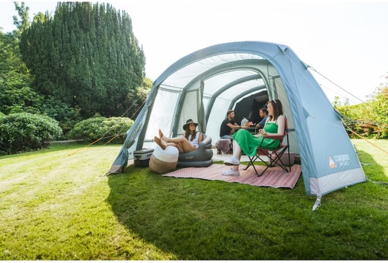 Vango Lismore Air 600XL Opblaasbare Tunneltent - 5 Persoons - Groen - Afbeelding 10