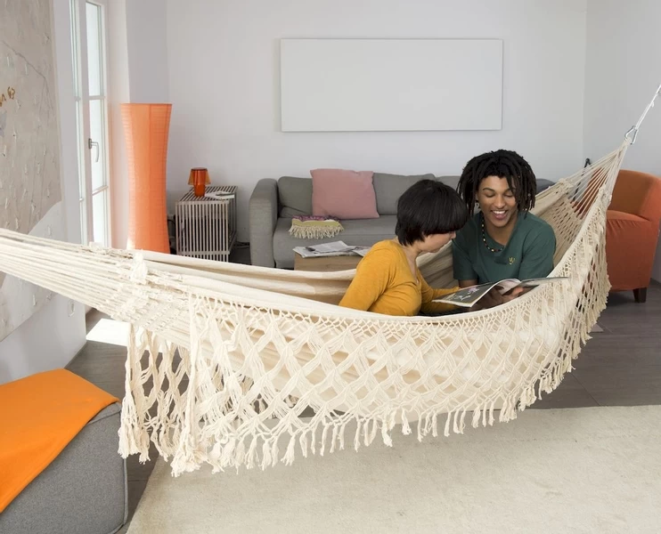 Amazonas Rio 2 Persoons Hangmat - Beige - Afbeelding 4