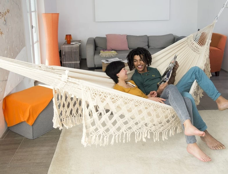 Amazonas Rio 2 Persoons Hangmat - Beige - Afbeelding 5