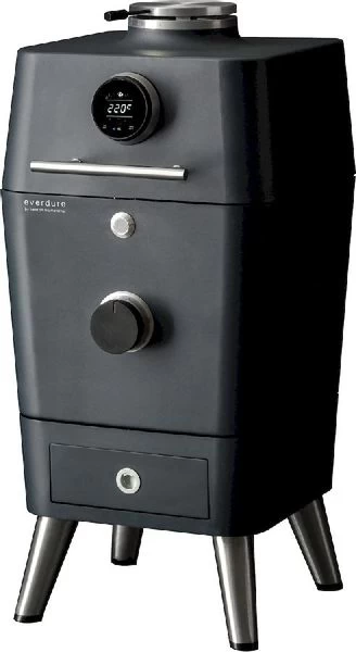 Everdure 4K Houtskool Barbecue Met Beschermhoes - Mat Zwart - Afbeelding 2