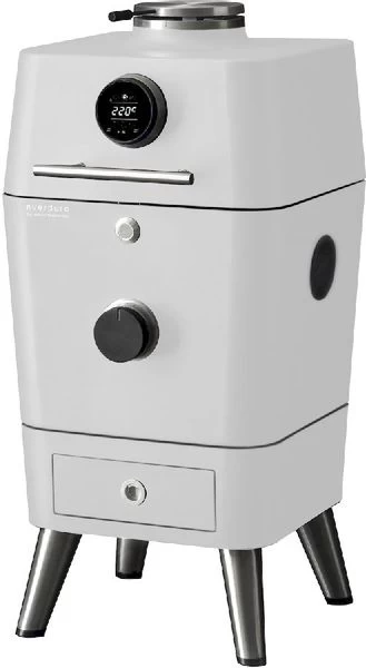 Everdure 4K Houtskool Barbecue Met Beschermhoes - Wit - Afbeelding 2