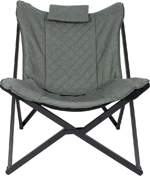 Bo-Camp Industrial Molfat Relaxstoel - Groen/Grijs - Afbeelding 2