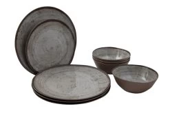 Bo-Camp Halo Melamine Serviesset - 12-delig - Beige