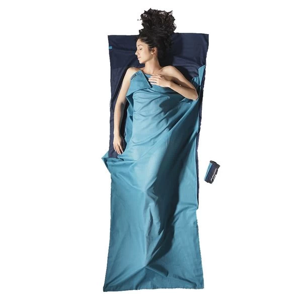 Cocoon Lakenzak Egyptisch Katoen Dekenmodel - Blauw - Afbeelding 2