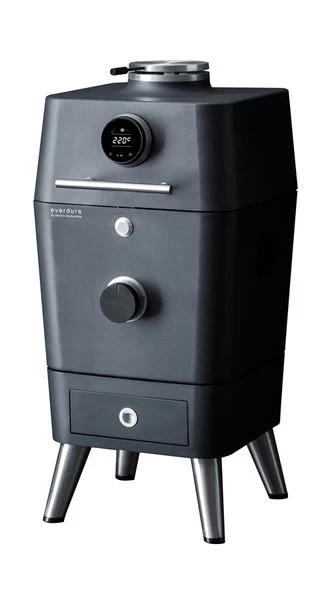 Everdure 4K Houtskool Barbecue Met Beschermhoes - Antraciet/blauw - Afbeelding 2