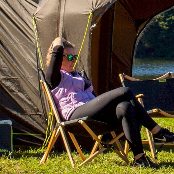 Zempire Roco Lounger V2 Vlinderstoel - Zwart - Afbeelding 8